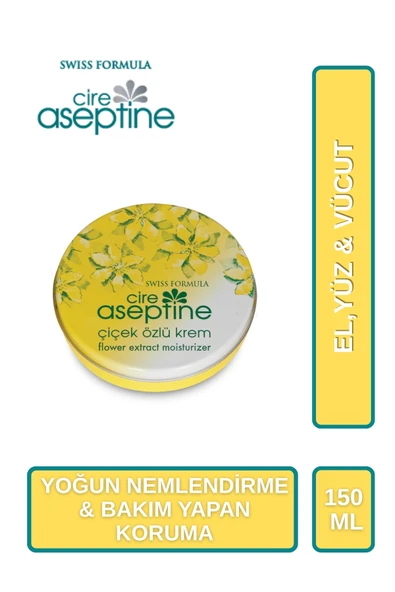Cire Aseptin Çiçek Özlü Krem Teneke Kutu 150 ml ürün görseli 1
