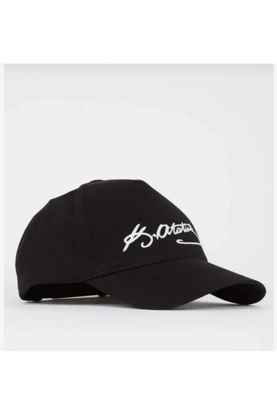 Wearflawless Unısex Kemal Atatürk Şapka Atatürk İmzalı Şapka ürün görseli 1