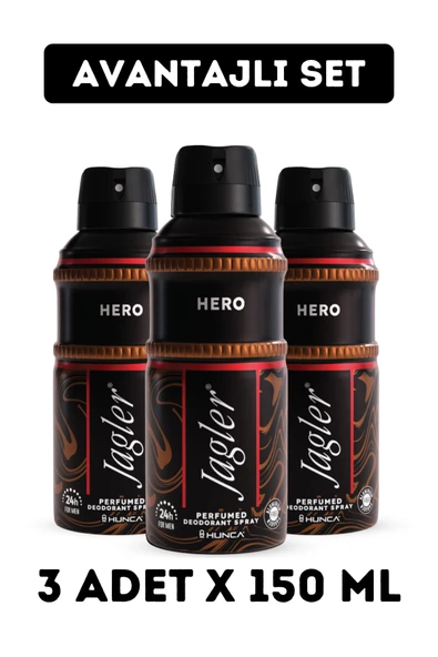 Hero Erkek Deodorant ( 3 Adet X 150 ml ) ürün görseli 1