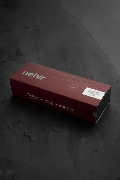 Nehir Lalezar Sade 5 Parça Paslanmaz Çelik Servis Takımı - Resim 3
