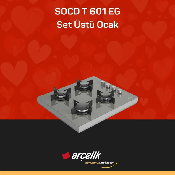 ARÇELİK SOCD T 601 EG Set Üstü Ocak - Resim 2