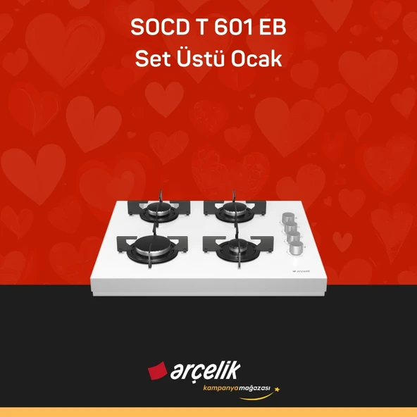 ARÇELİK SOCD T 601 EB Set Üstü Ocak - Resim 3