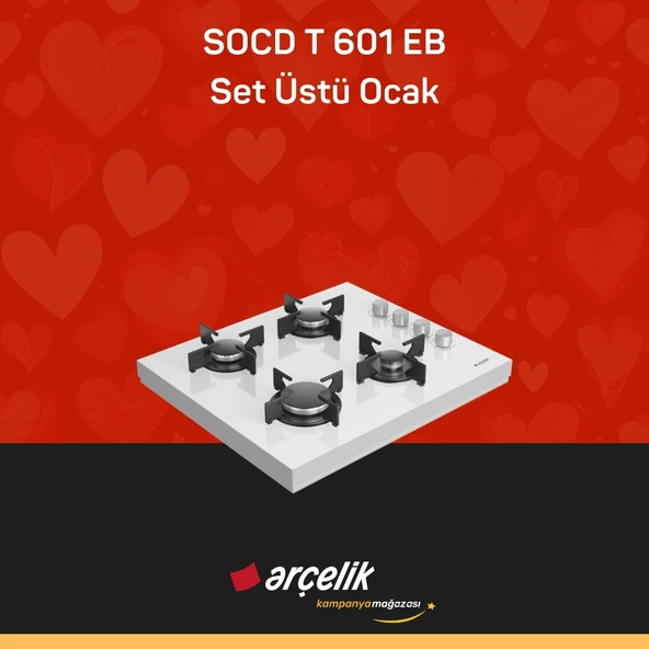 ARÇELİK SOCD T 601 EB Set Üstü Ocak - Resim 2