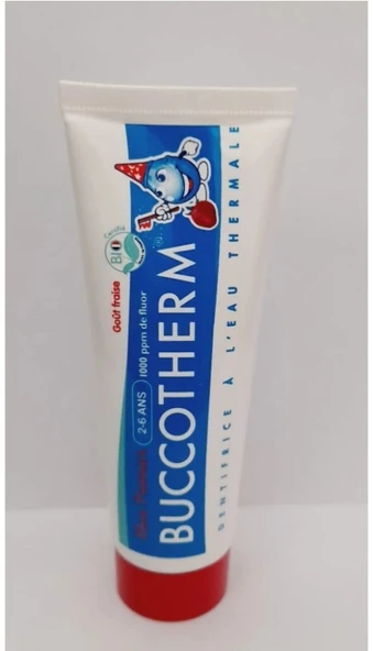 Buccotherm Çilek Aromalı Macun (2-6 Yaş) ürün görseli 1