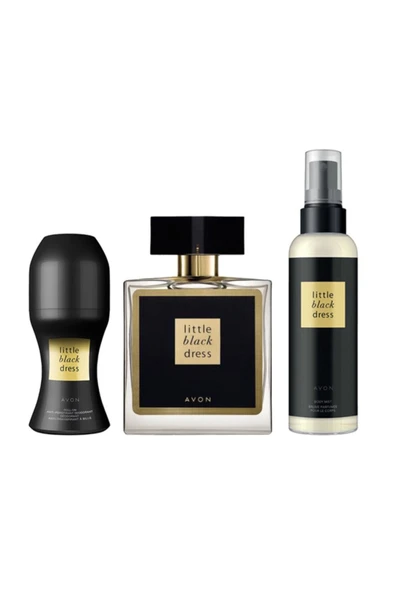 AVON Little Black Dress 50 Ml Parfüm + Little Black Dress Vücut Spreyi 100ml + Little Black Dress 50 Mli ürün görseli 1