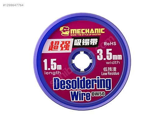 MECHANIC R300 DW50 Lehim Fitili Sökücü Lehim Sökme Teli ürün görseli 1