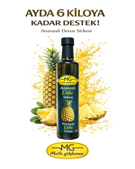 Mutlu Gökduman Ananasli Detox Sirkesi - Resim 3