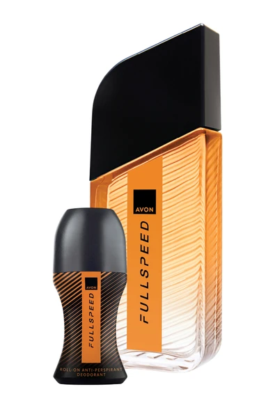 AVON Full Speed Erkek Parfüm Edt 75 Ml. Ve Full Speed Erkek Roll On 50 Ml. Paketi ürün görseli 1