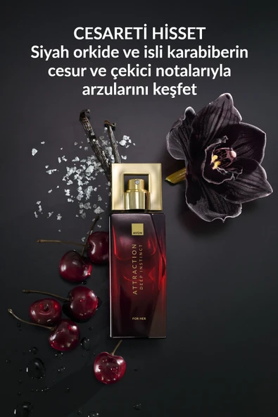 AVON Attraction Deep Instinct Kadın EDP 50ml - Resim 2