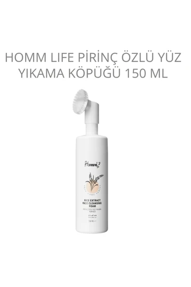 Homm Bitkisel Homm Life Pirinç Özlü Yüz Yıkama Köpüğü 150 ml ürün görseli 1