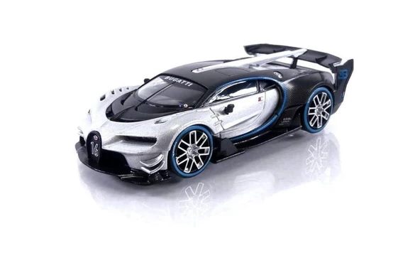 MJ Model Bugatti Vision Gran Turismo Gümüş 1/64 Model Araba ürün görseli 1