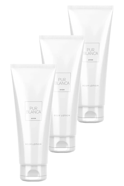 AVON Pur Blanca Kadın Vücut Losyonu 125 Ml. Üçlü Set ürün görseli 1