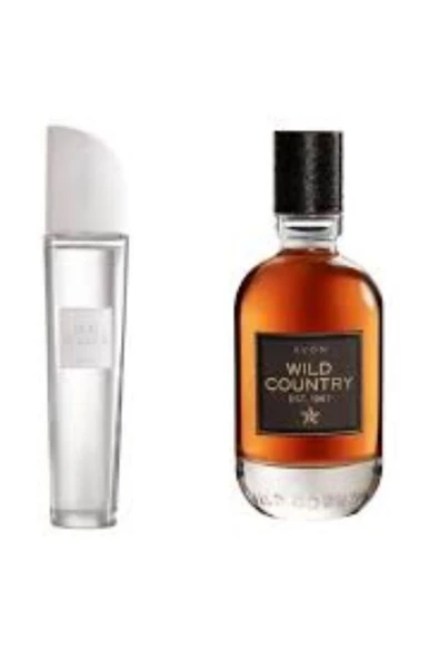 AVON PUR BLANCE KADIN PARFÜM 50 ML WİLD COUNRT EDT 75 ML ürün görseli 1