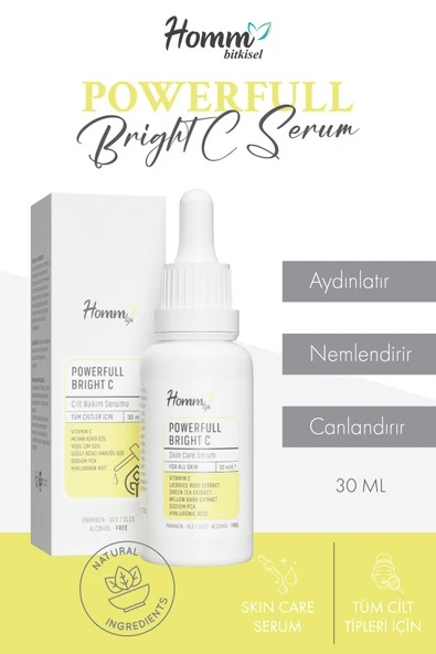 Homm Life POWERFULL BRIGHT C SERUM - 30 ML ürün görseli 1