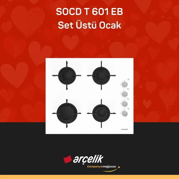 ARÇELİK SOCD T 601 EB Set Üstü Ocak ürün görseli 1