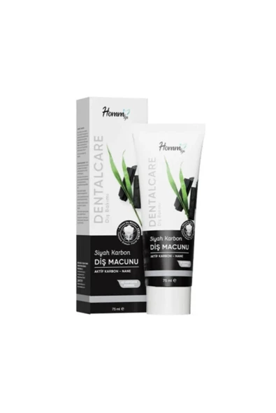 Home HOMM LIFE SİYAH KARBON DİŞ MACUNU 75 ML ürün görseli 1