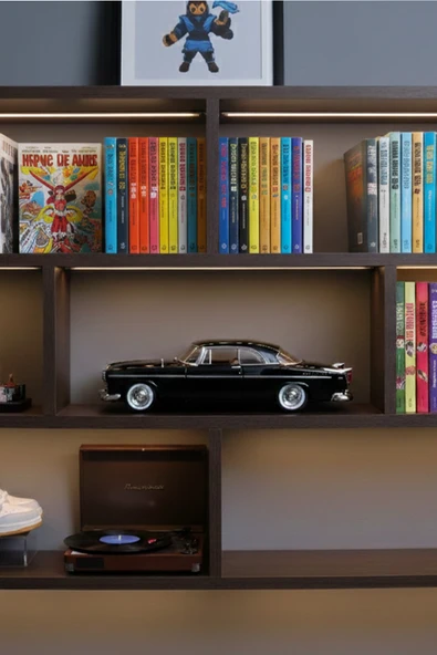 Vardem 1:24 1955 Chrysler C300 Araba Siyah MM-73302 ürün görseli 1