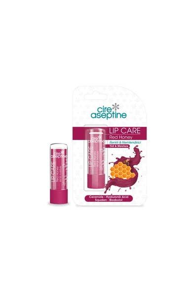 Cire Aseptin Lip Care Red Honey Renkli Dudak Bakım Kremi 4,5 gr ürün görseli 1
