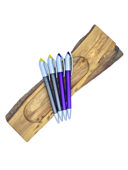 Ofis Kalemleri Decor - 4 lü Mor Gri Renk Seti Swiss Made Tükenmez Kalem ürün görseli 1