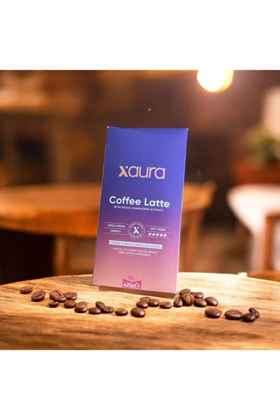 xaura Coffee Latte (Reishi Ganoderma Özlü) - Resim 4