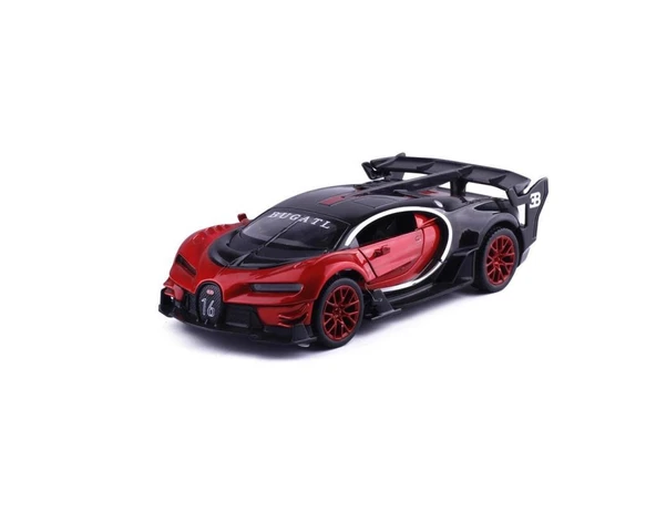 MJ Model Bugatti Vision Gran Turismo Kırmızı 1/64 Model Araba ürün görseli 1