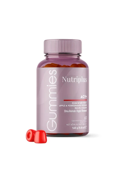 Farmasi Nutriplus ACV+ Elma Sirkesi İle Tatlandırılmış Gummu ürün görseli 1