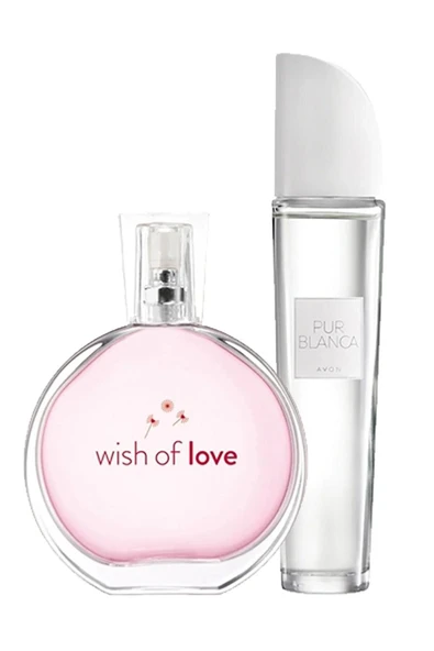 AVON Wish Of Love + Pur Blanca Kadın Parfüm Seti ürün görseli 1