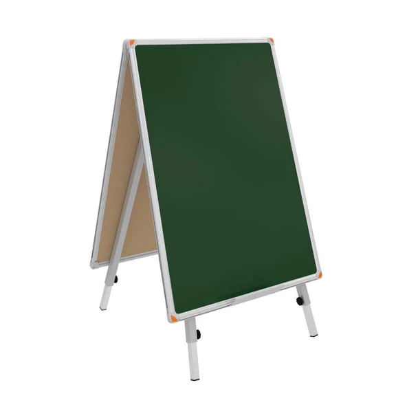 Çift Taraflı Teleskopik 60x85cm Yeşil Siyah ürün görseli 1