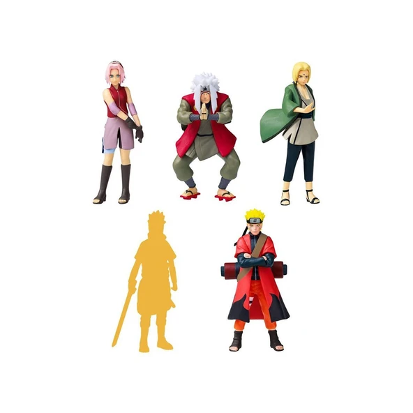 PMI/NSH2040S NARUTO 5Lİ KOLEKSİYON FİGÜR SETİ ASORTİ ürün görseli 1