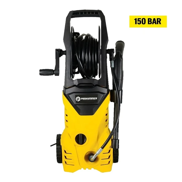 Prohummer PH271 Elektrikli 150 Bar Musluk ve Kovadan Su Çekme Yüksek Basınçlı Bahçe, Oto Yıkama, Araç Yıkama Makinesi (Sarı) ürün görseli 1