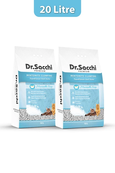Dr. Sacchi Dr.Sacchi Marsilya Sabunu Kokulu Bentonit Kedi Kumu 10 LTX2AD ürün görseli 1