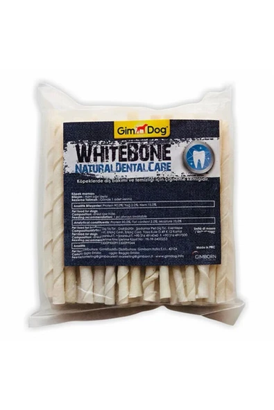Gimdog Chew Bone Sütlü Burgu Çubuk 50 Adet ürün görseli 1