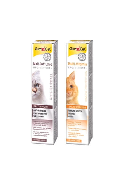 Gimcat Malt Soft Extra 20 Gr + Multivitamin 20 Gr ürün görseli 1