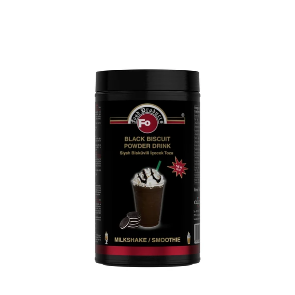 Siyah Bisküvili İçecek Tozu - Milkshake 1 kg ürün görseli 1