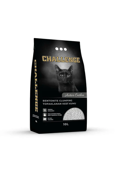 Challenge Aktif Karbonlu Bentonit Kedi Kumu 10 Lt ürün görseli 1