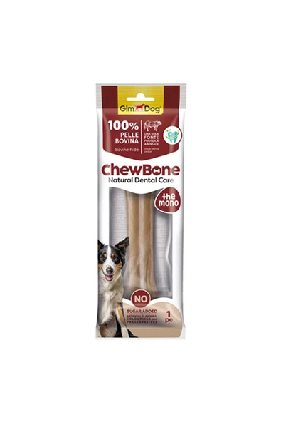 Gimdog ChewBone Diş Sağlığı Destekleyici Naturel Press Kemik 20 Cm 150 Gr ürün görseli 1