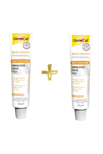Gimcat MultiVitamin Paste Kedi Vitamin Macunu 20gr 2 ADET x 20 gr = 40gr ürün görseli 1