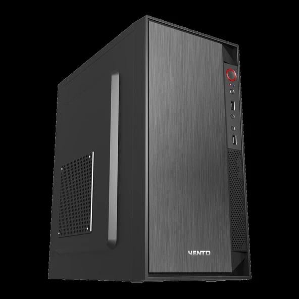 VENTO VS119S, 400W (Peak), Siyah, Micro ATX, Tower, Kurumsal, KASA ürün görseli 1