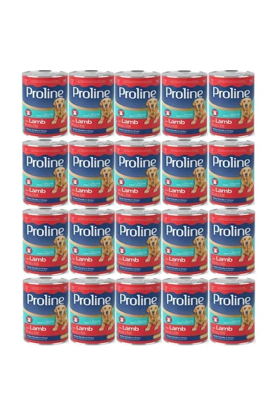 Pro Line Proline Kuzu Etli Yetişkin Köpek Konservesi 400 Gr*20 Adet ürün görseli 1