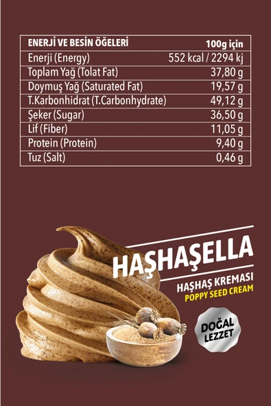FRİGGY Haşhaşella Haşhaş Kreması 320GR - Resim 3