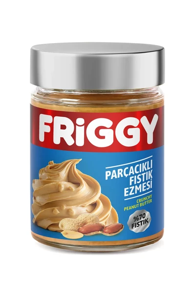 FRİGGY Parçacıklı Fıstık Ezmesi %70 Fıstık 320GR ürün görseli 1