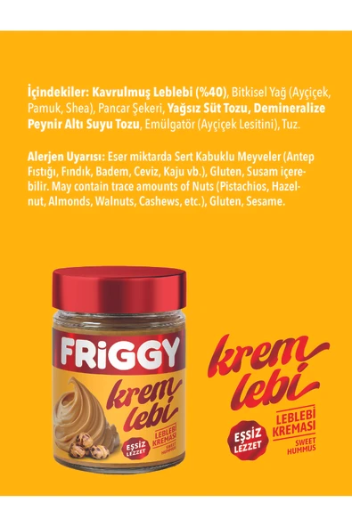 FRİGGY Kremlebi Leblebi Kreması 320GR - Resim 4