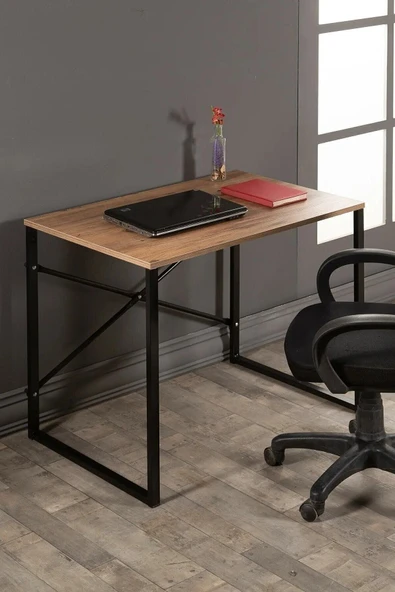 Egem 90x60 Çalışma Masası Laptop Bilgisayar Masası Ofis Masası Atlantik Çam ürün görseli 1