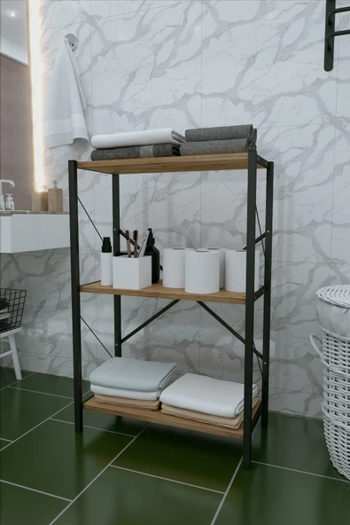 DizaynMotion 3 Raf Dekoratif Banyo Düzenleyici ürün görseli 1