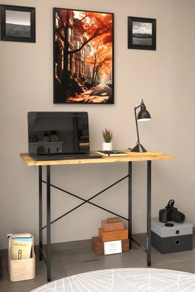 AWOX Riven Dekoratif Çalışma Masası 60x90 Çalışma Masası Ofis ve Bilgisayar Masası ürün görseli 1