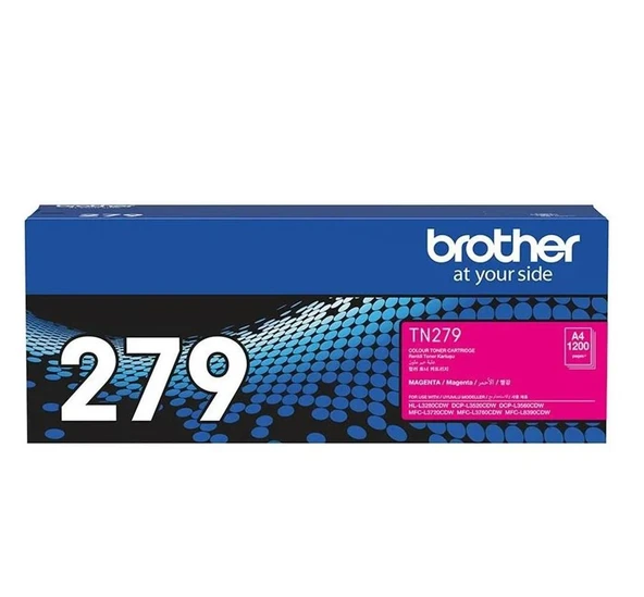 Brother TN-279M Magenta Kırmızı Toner HL-L3280CDW  DCP-L3520-3560 MFC-L3720-3760-8390 1.200 Sayfa ürün görseli 1