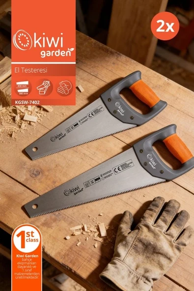 KGSW-7402 El Testeresi  400mm / 300mm Çelik Bıçak Ergonomik Sap ürün görseli 1