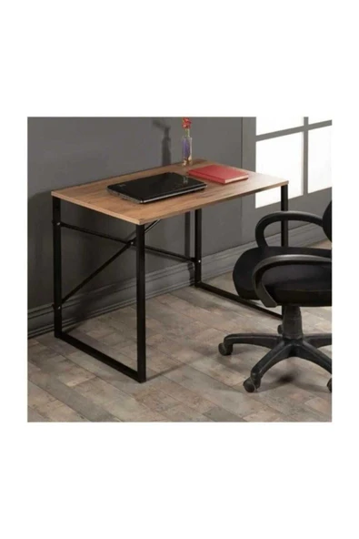 Mavera Home Metal Çalışma Masası Ofis Bilgisayar Laptop Masası 90 Cm Lik Ders Çalışma Masası ürün görseli 1