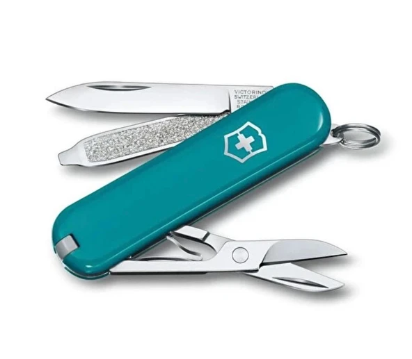 Victorinox Classic SD 0.6223.23G Turkuaz Çok Amaçlı Çakı ürün görseli 1