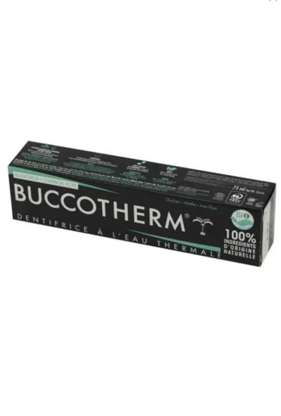 Buccotherm Beyazlatıcı Kömürlü Diş Macunu 75Ml ürün görseli 1